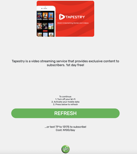 NG tapestry 2ClickFlow Glo , Wifi Nigeria 1